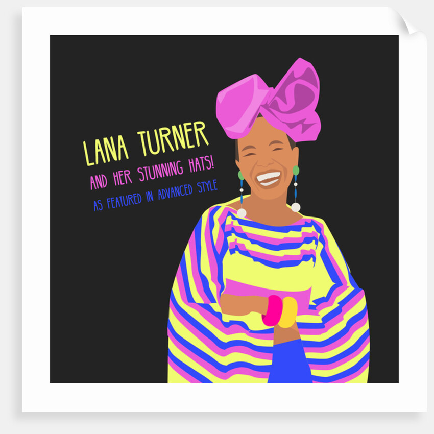 Lana Turner and her stunning hats as featured in Advanced Style, 2017 by Claire Huntley