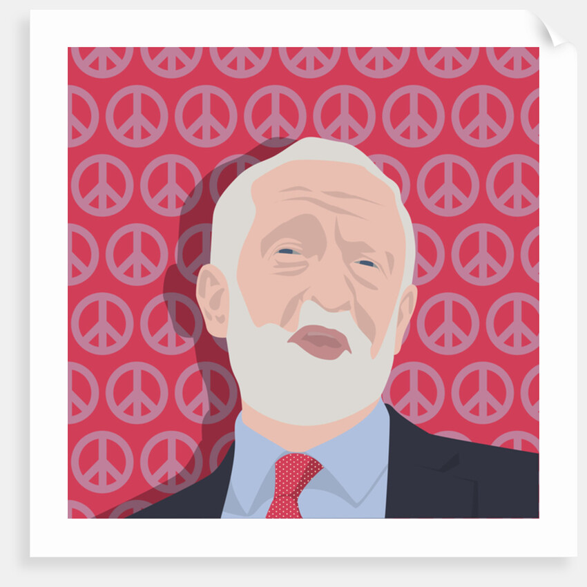 Portrait of Jeremy Corbyn, 2017 by Claire Huntley