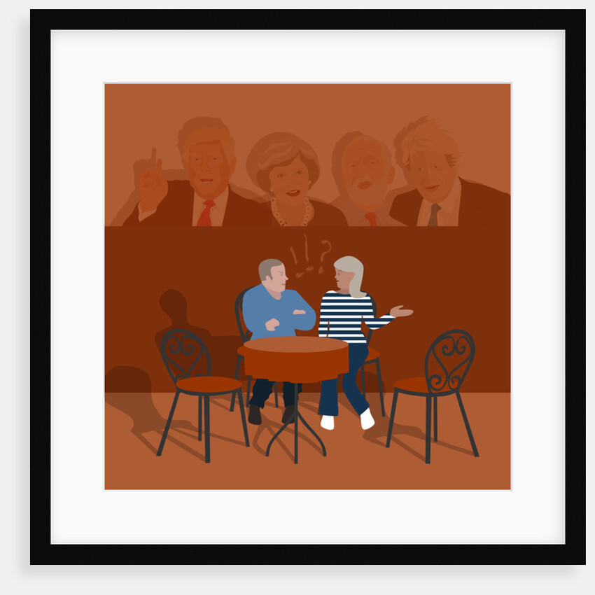 Cafe Debate, 2017 by Claire Huntley