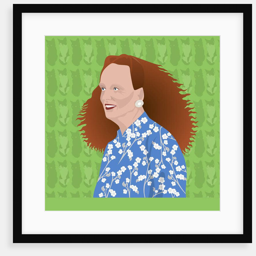 Portrait of Grace Coddington, Creative Director of US Vogue, 2017 by Claire Huntley