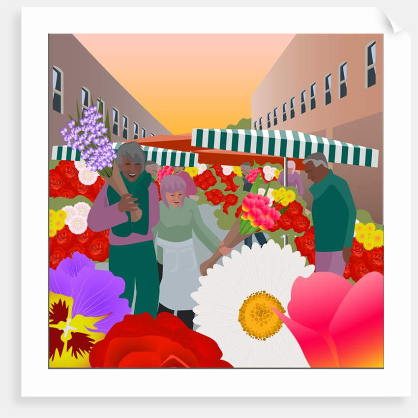 Flower Market at Columbia Road, 2017 by Claire Huntley