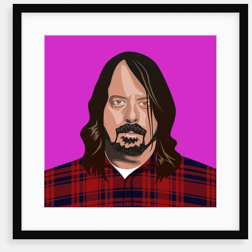 Portrait of Dave Grohl, 2017 by Claire Huntley
