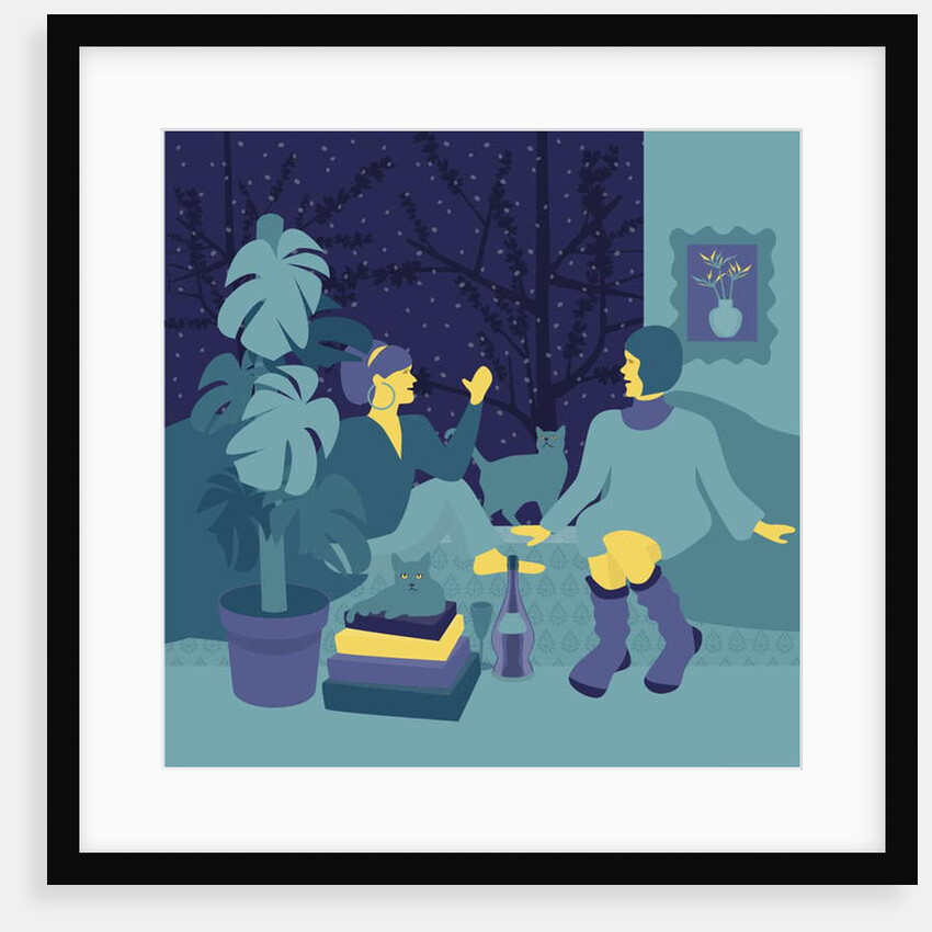 Winter Catch Up, 2017 by Claire Huntley