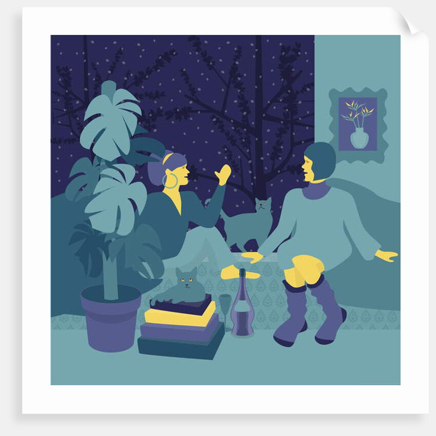 Winter Catch Up, 2017 by Claire Huntley