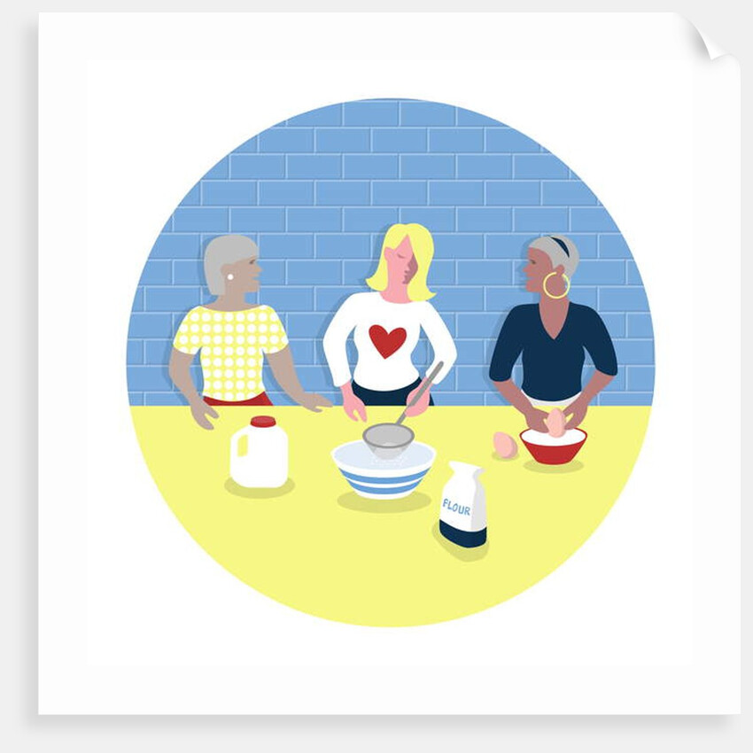 Baking Party, 2017 by Claire Huntley