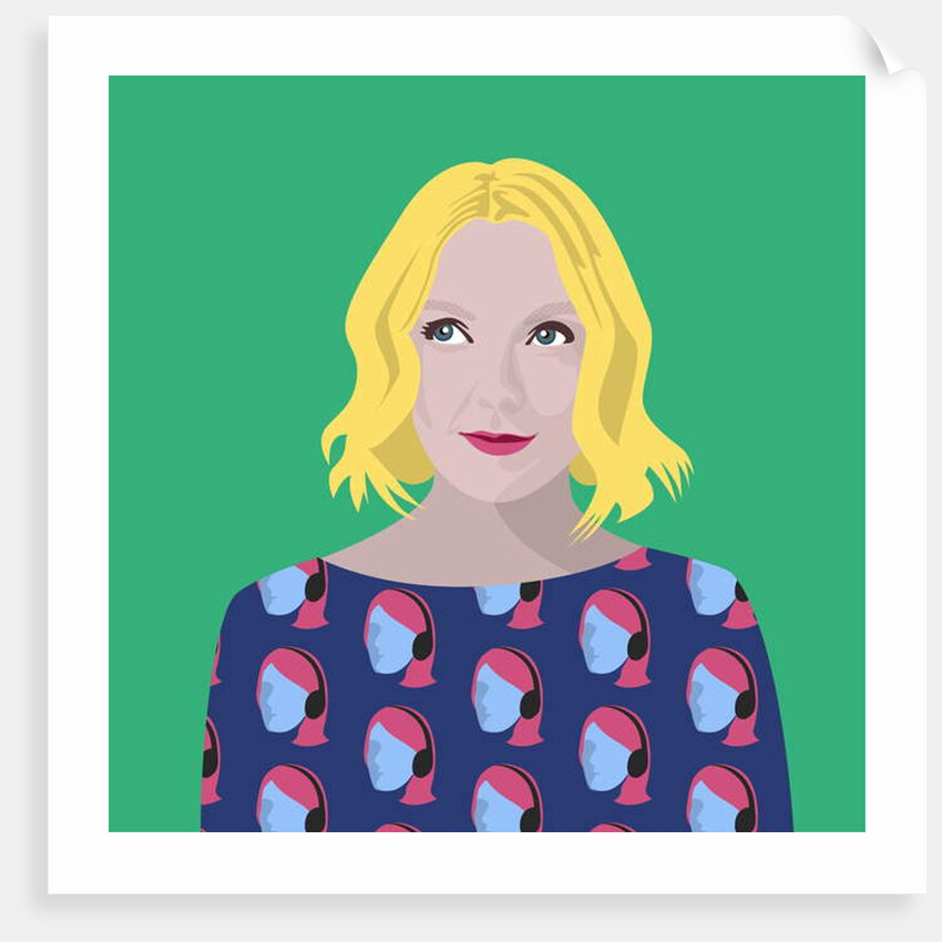 Portrait of Lauren Laverne, 2017 by Claire Huntley