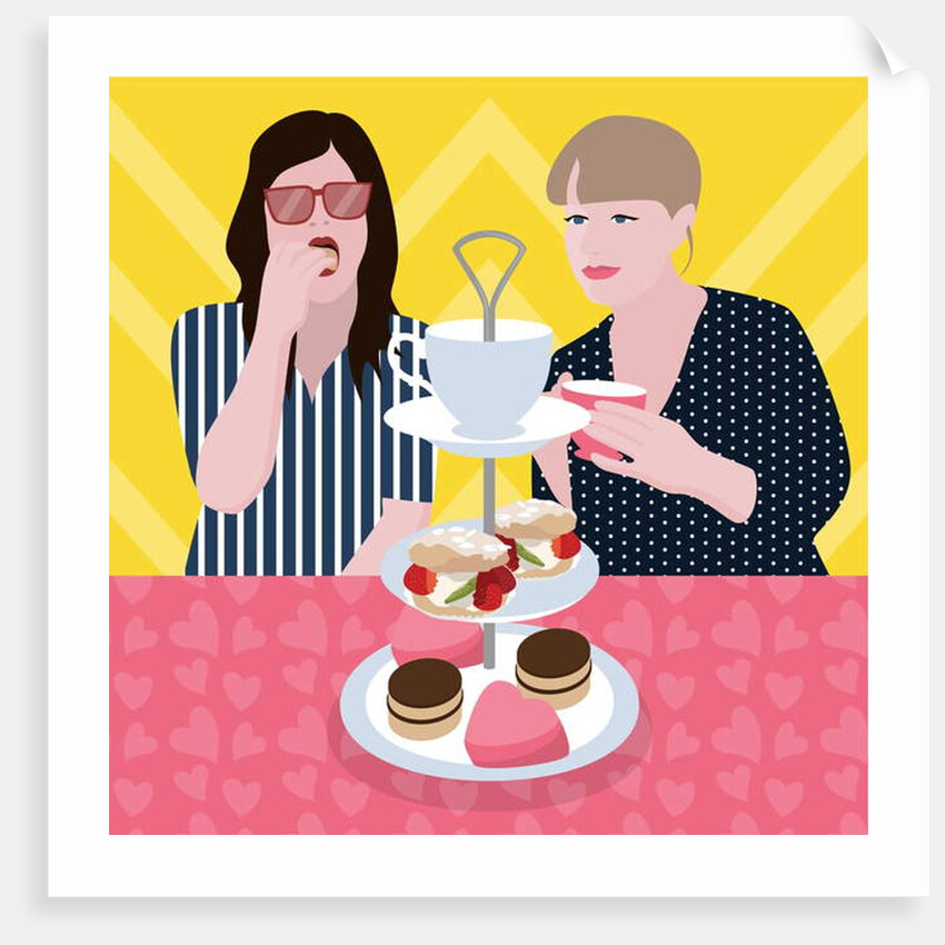 Tea Party, 2017 by Claire Huntley