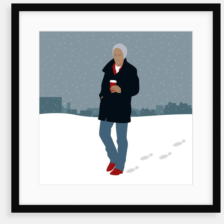 Coffee in the Snow, 2017 by Claire Huntley