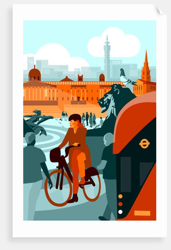 Trafalgar Square, London, 2018 by Claire Huntley