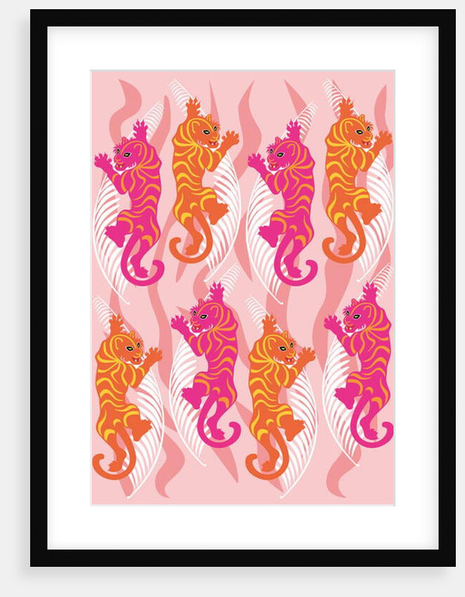 Hot Pink Tiger, 2019 by Claire Huntley