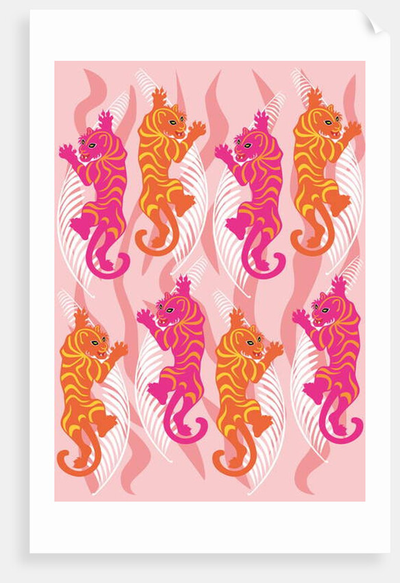 Hot Pink Tiger, 2019 by Claire Huntley