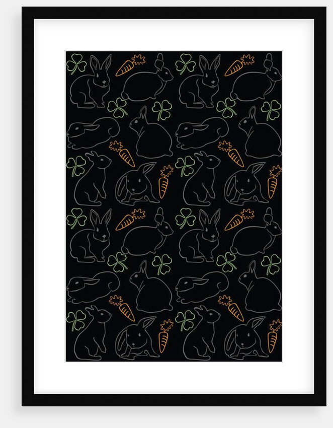 Night Bunnies, 2019 by Claire Huntley