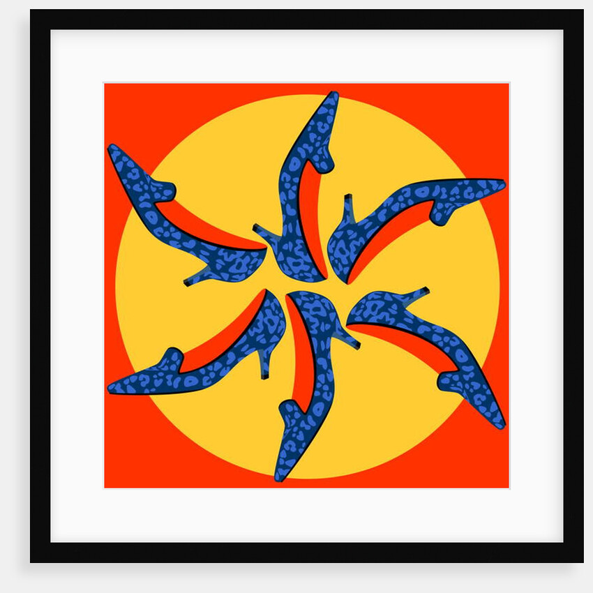 Kitten Heel Wheel, 2018 by Claire Huntley