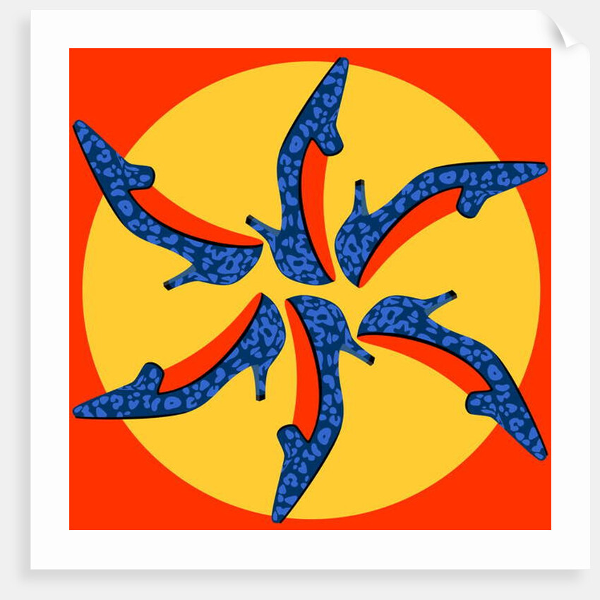 Kitten Heel Wheel, 2018 by Claire Huntley