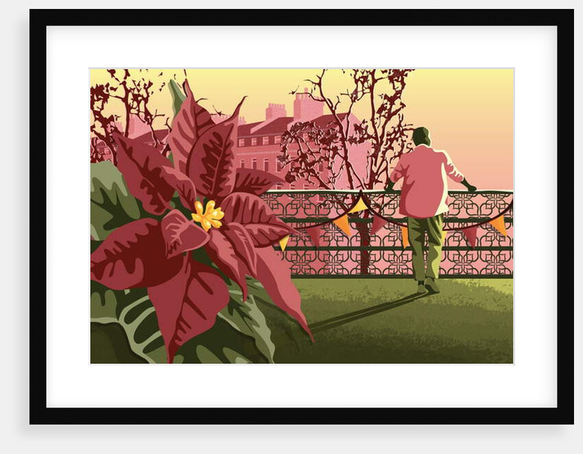 Winter Roof Terrace, 2019 by Claire Huntley