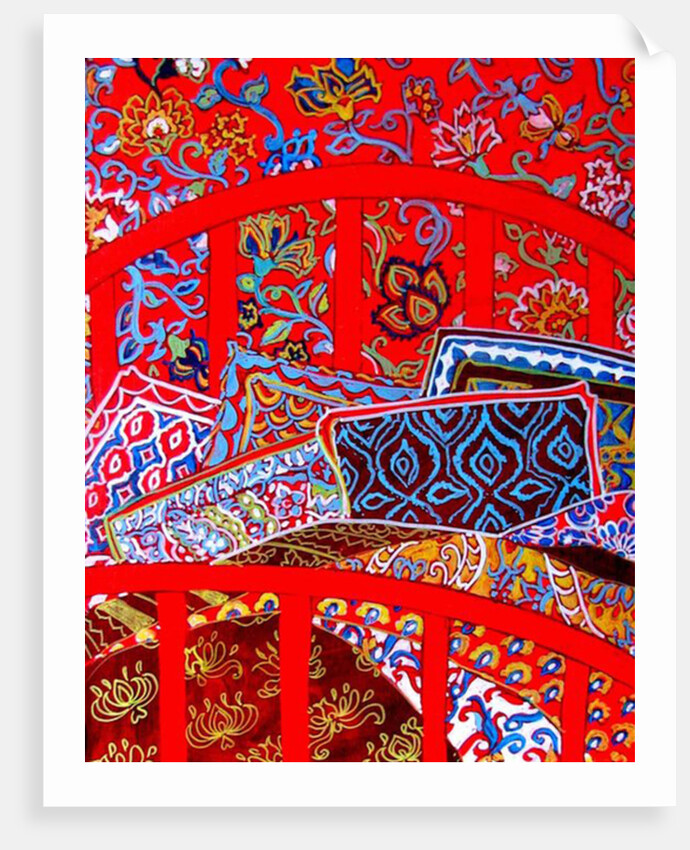 Bedtime with red, 2015 by Linda Arthurs