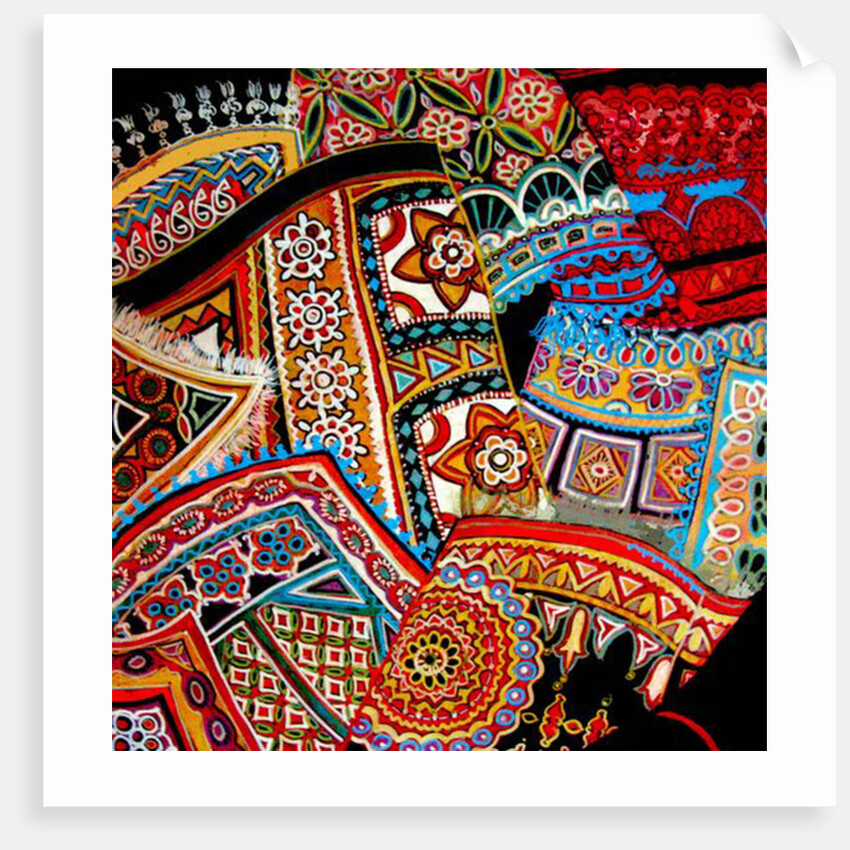 Oriental Fans, 2016 by Linda Arthurs