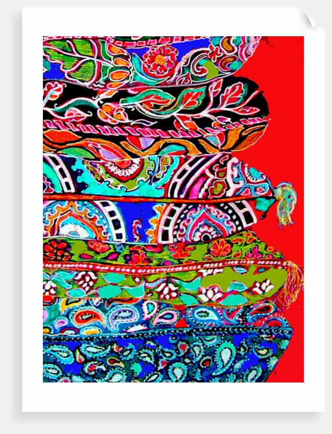 Pile of Pillows two, 2015 by Linda Arthurs