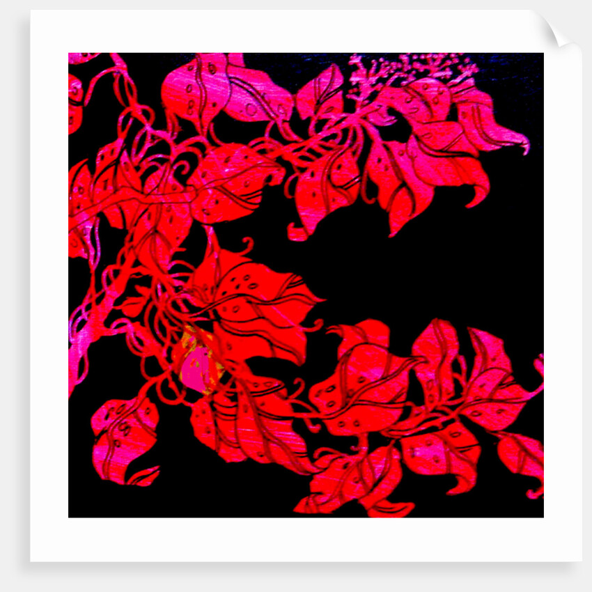 Red for William;s sister, 2017 by Linda Arthurs