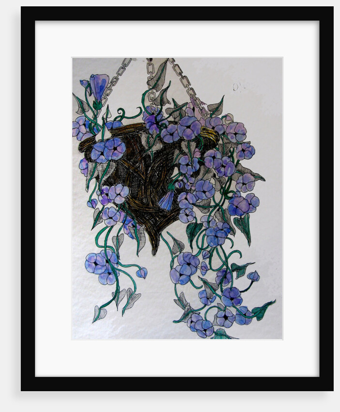 Hanging flowers, 2014 by Linda Arthurs