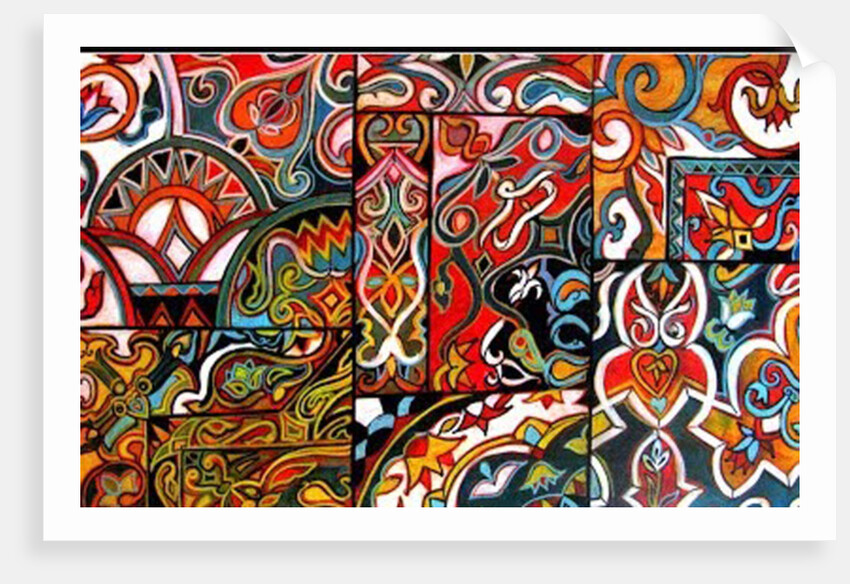 Egyptian tent designs, 2016 by Linda Arthurs