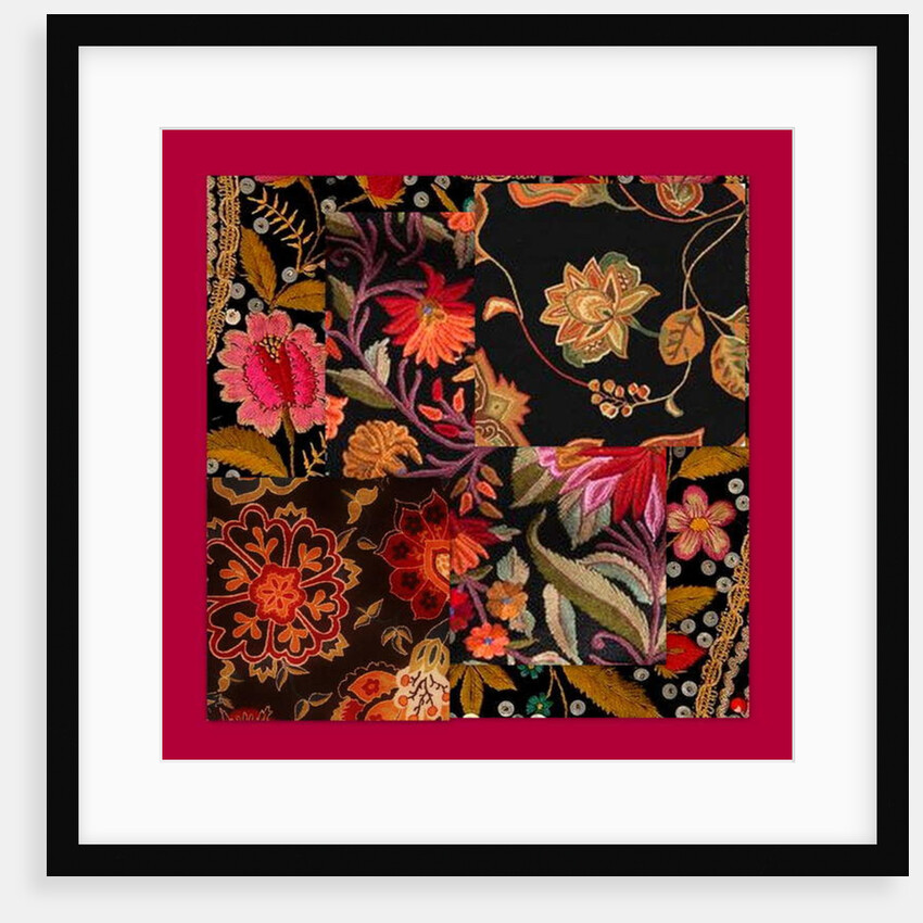 FLORAL COLLAGE, 2018 by Linda Arthurs