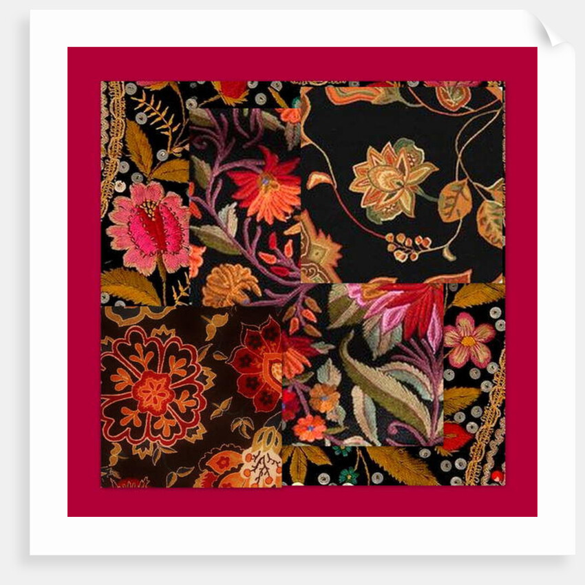 FLORAL COLLAGE, 2018 by Linda Arthurs