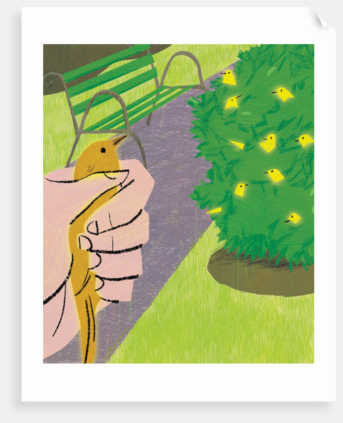 A Bird in the Hand..., 2016 by A.Richard Allen