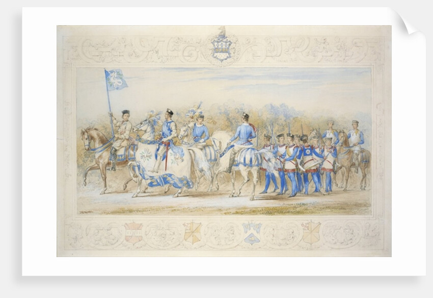 Charles Lamb Esq, Knight of the White Rose by James Henry Nixon