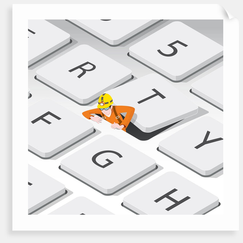 The Keyboard Cleaner, 2023 by Nick Diggory