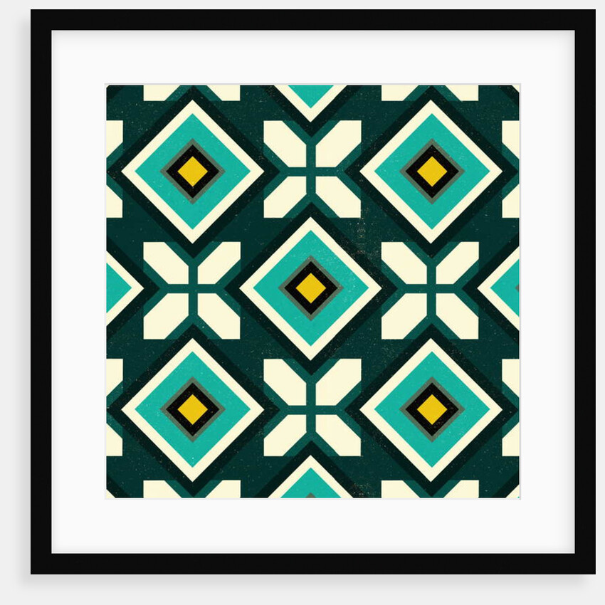 Green Spanish tile, 2018 by Andrew Watson
