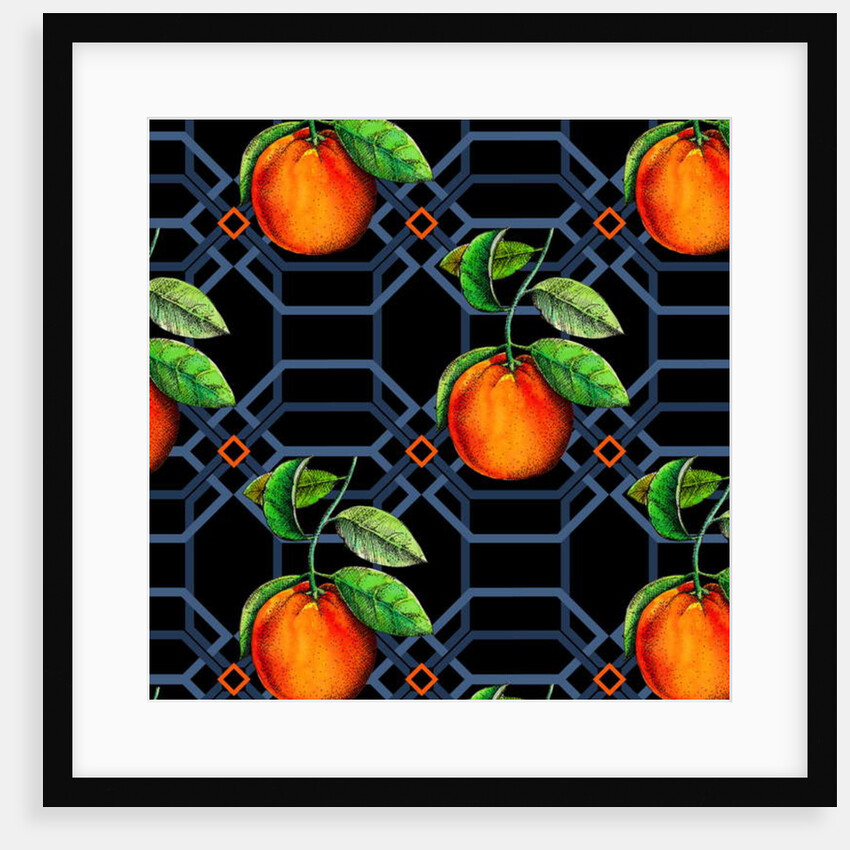 Orange geometric, 2018 by Andrew Watson