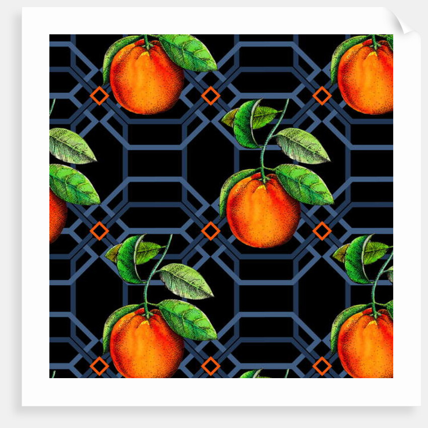 Orange geometric, 2018 by Andrew Watson