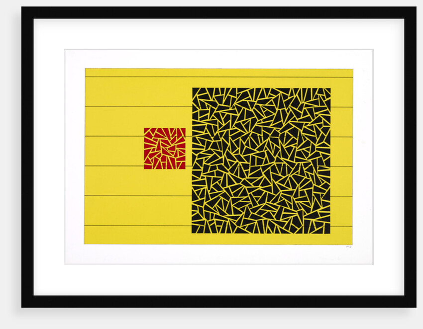 Poise on Yellow Field, 2014 by Alex Dunn