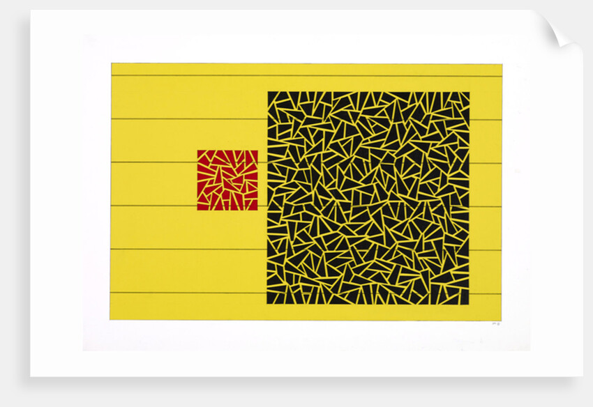 Poise on Yellow Field, 2014 by Alex Dunn