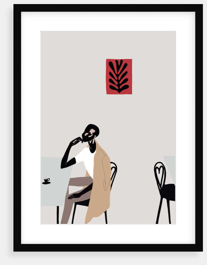 Cafe Scene with Matisse, 2016, by Yi Xiao Chen