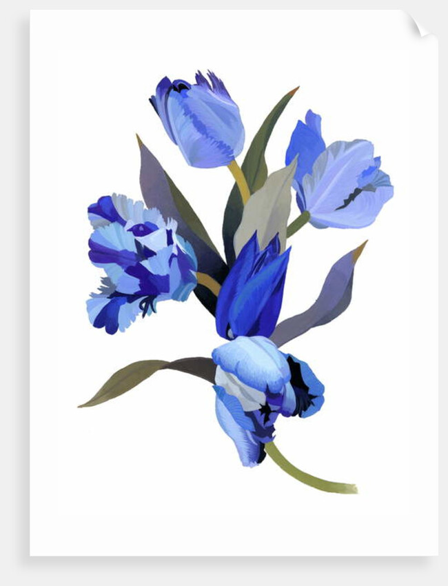 Blue tulip, 2017 by Hiroyuki Izutsu