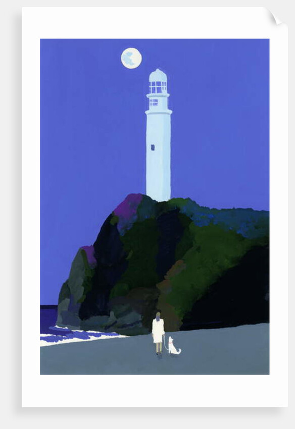 Night lighthouse, 2017 by Hiroyuki Izutsu