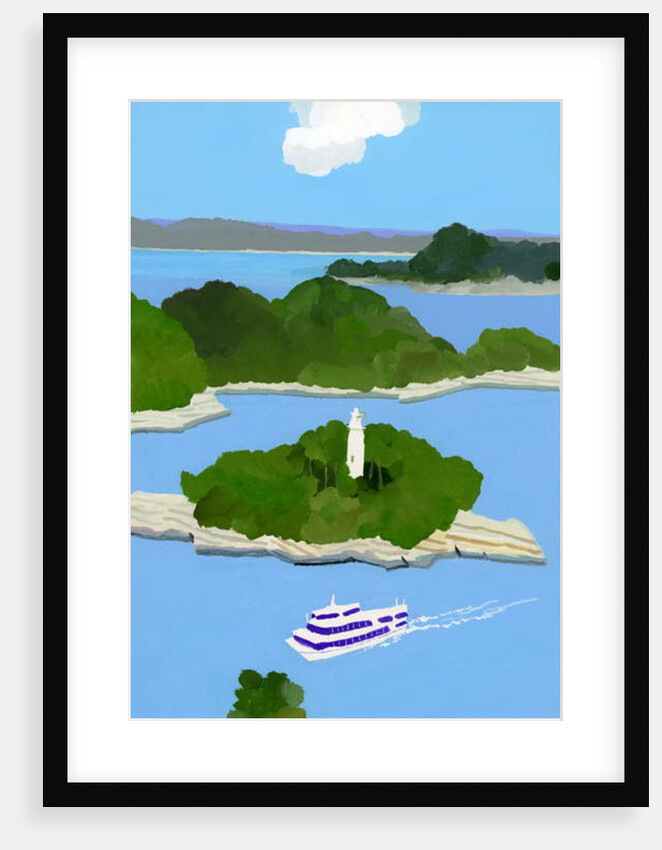 Sightseeing boat, 2017 by Hiroyuki Izutsu