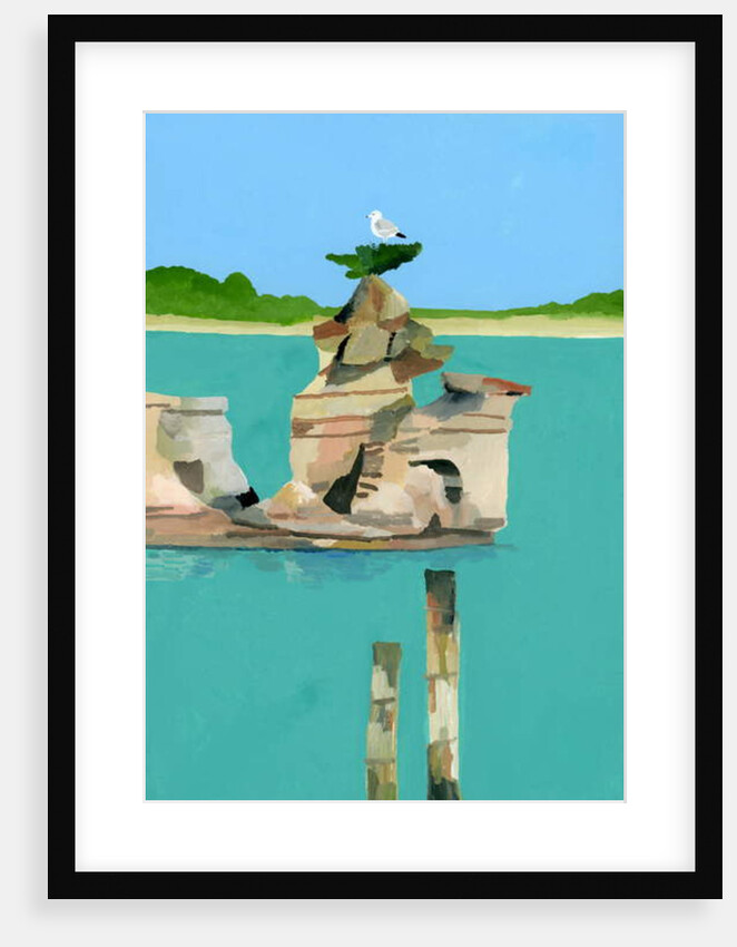 Seagull resting, 2017 by Hiroyuki Izutsu