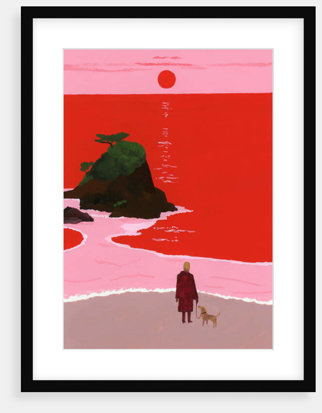 The sunset coast, 2016 by Hiroyuki Izutsu