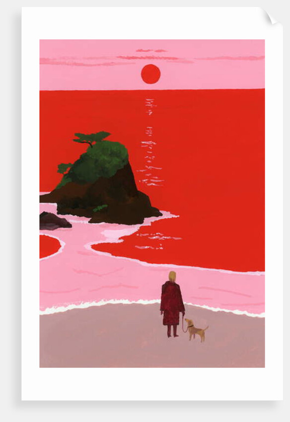 The sunset coast, 2016 by Hiroyuki Izutsu