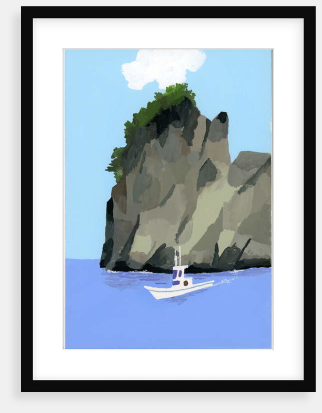 fishing boat, 2016 by Hiroyuki Izutsu