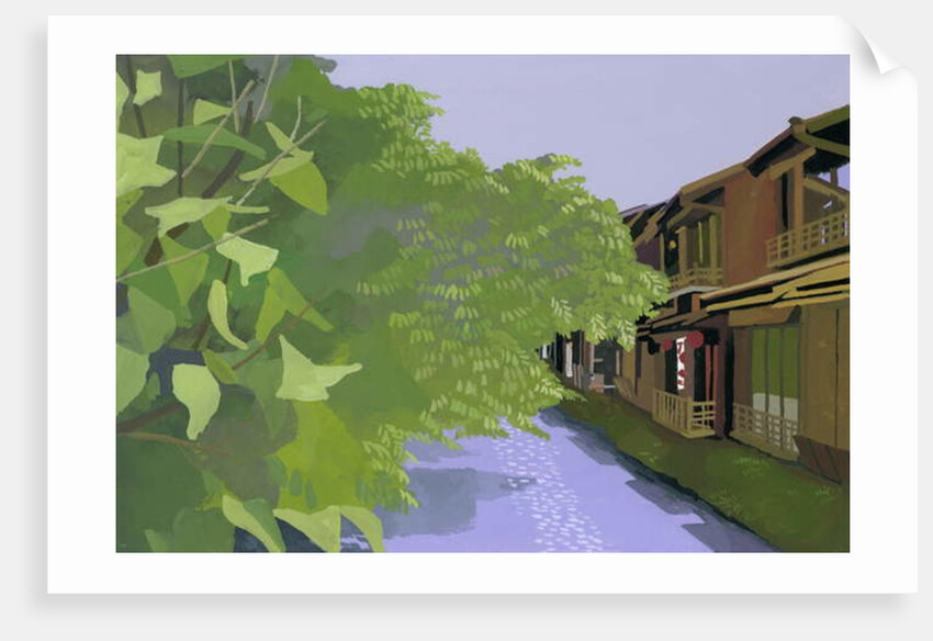 Kyoto Takase River, 2017 by Hiroyuki Izutsu