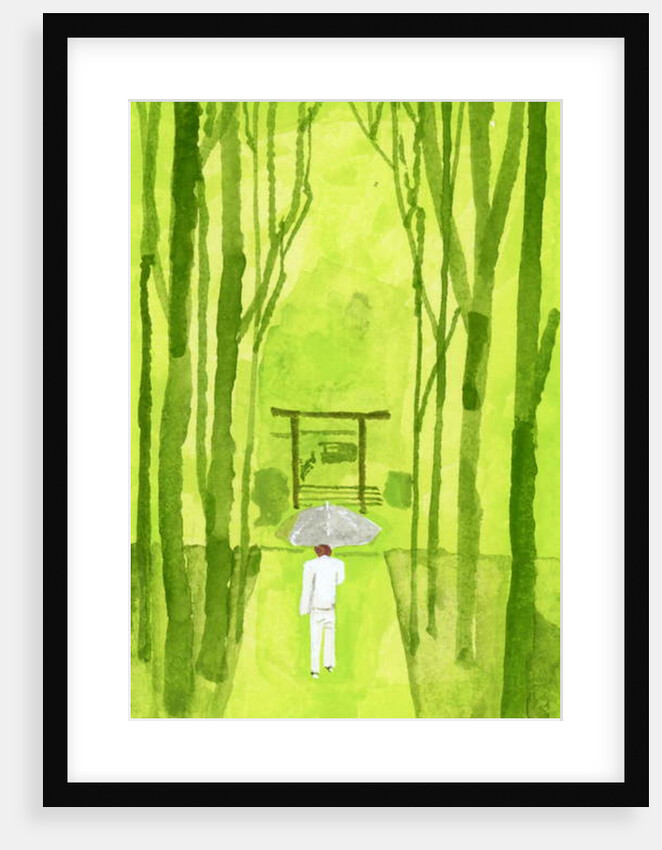 ise shrine; Torii is the entrance to the shrine, 2016 by Hiroyuki Izutsu