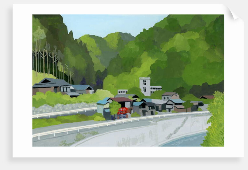 Dining room in the mountain village, 2016 by Hiroyuki Izutsu