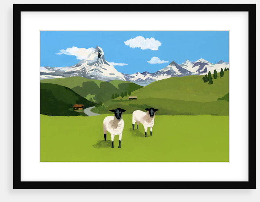 Sheep in Zermatt, Switzerland, 2015 by Hiroyuki Izutsu