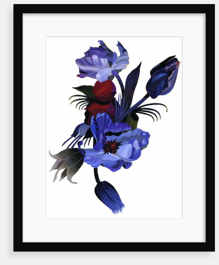 Deep blue tulips 2003 by Hiroyuki Izutsu