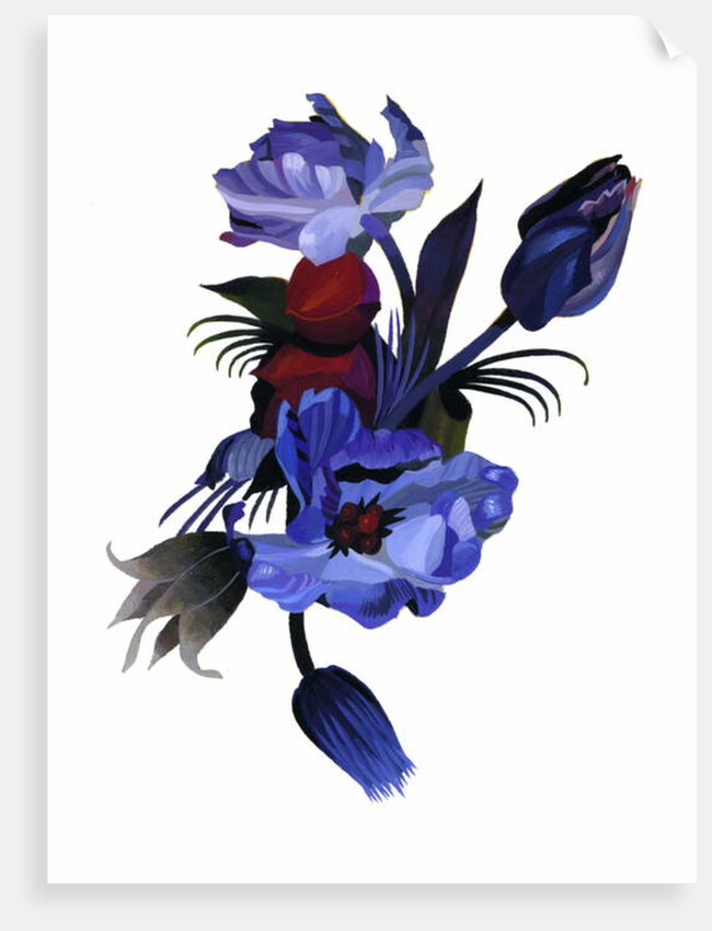 Deep blue tulips 2003 by Hiroyuki Izutsu