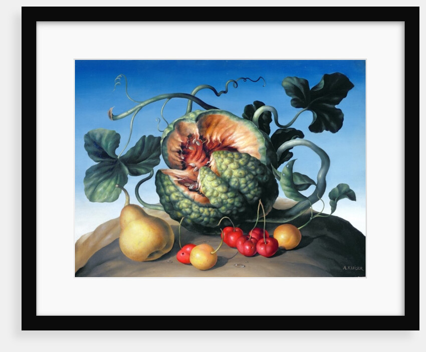 Melon on a mountain by Amelia Kleiser
